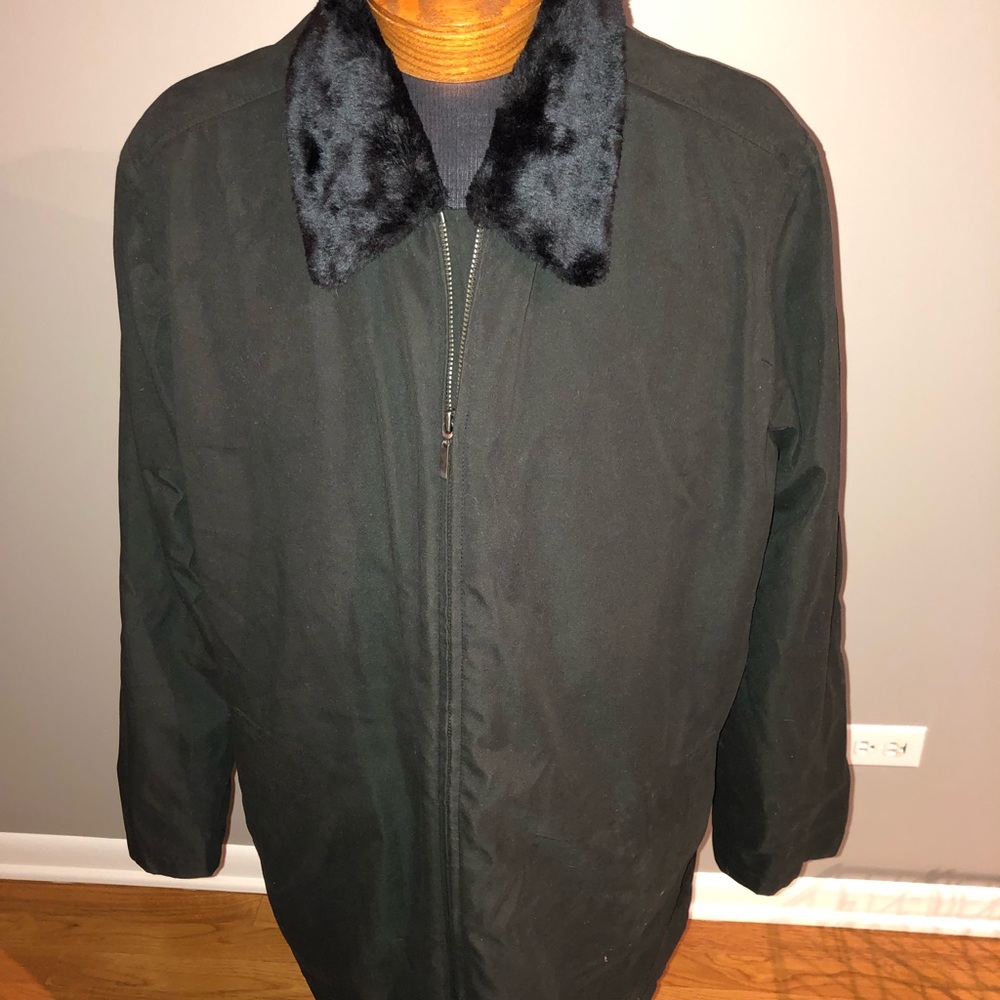 NWOT Claiborne black coat